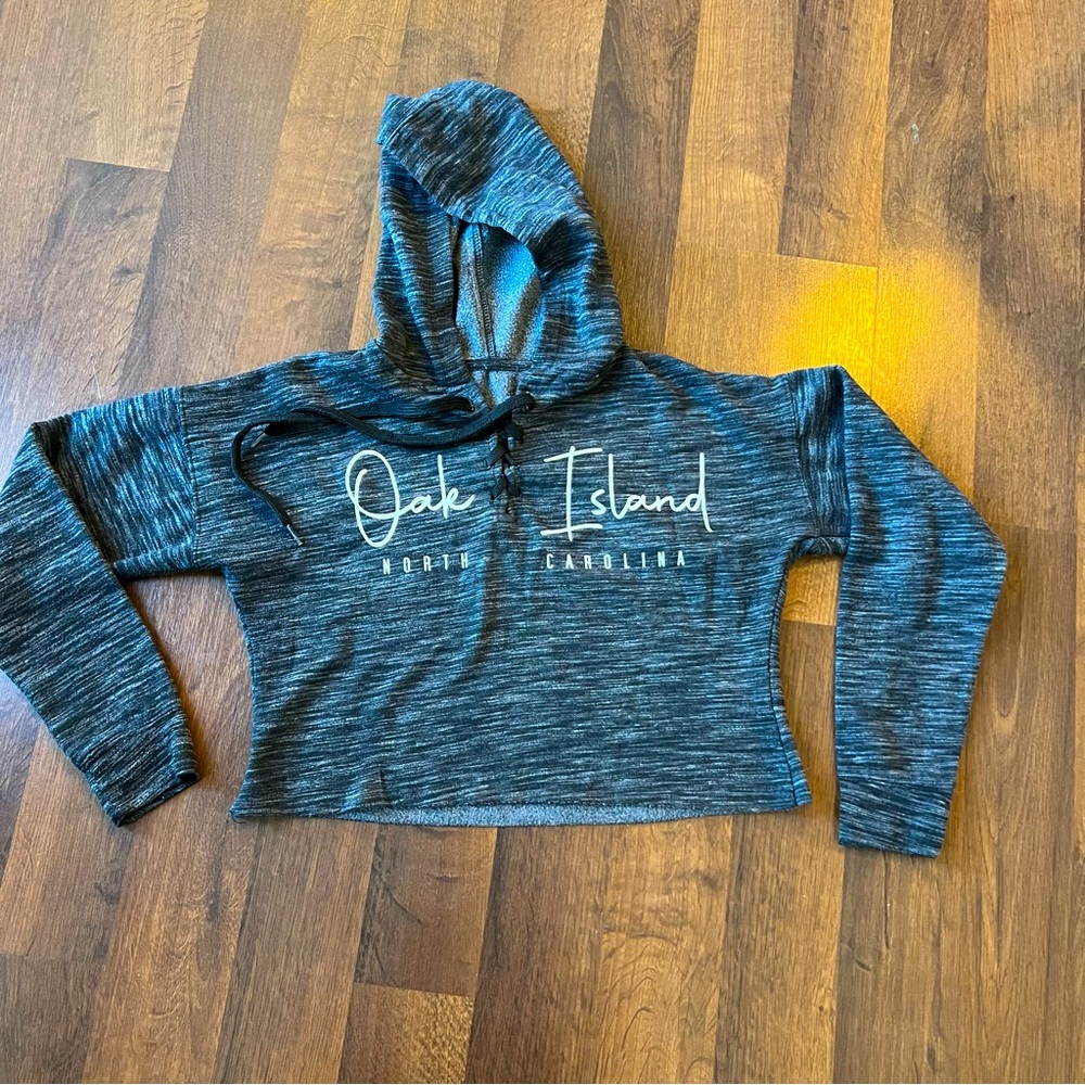 XS Gray crop sweatshirt